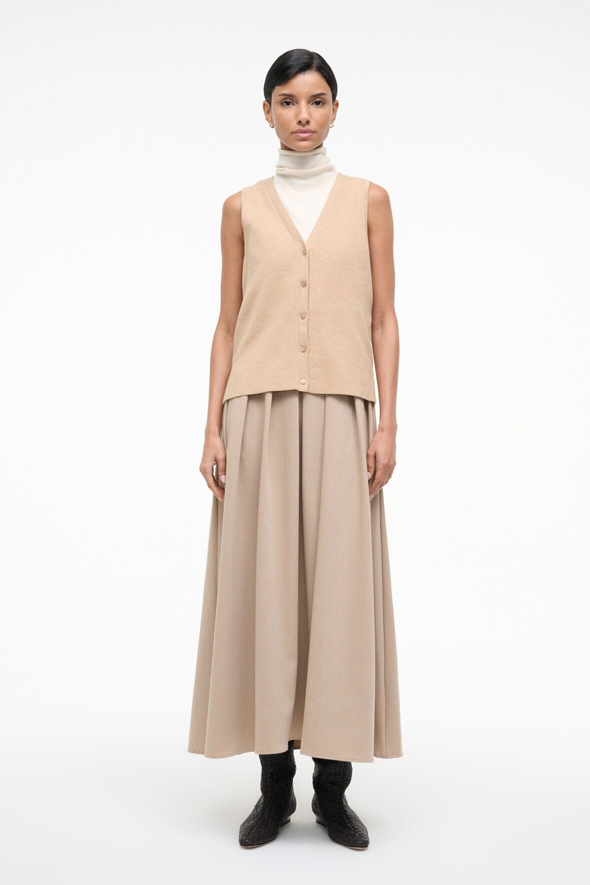 MADELINE DRESS WHEAT