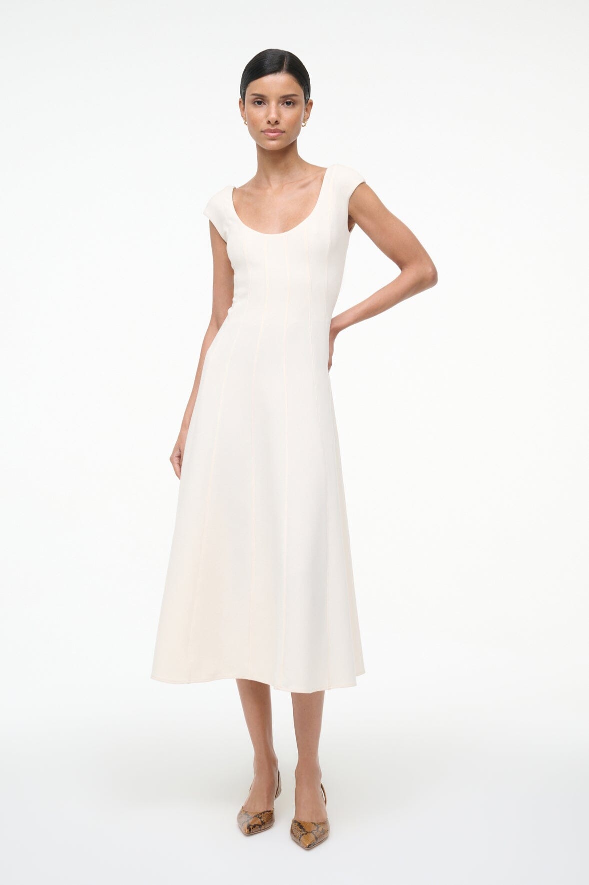 CHARLOTTE DRESS ECRU