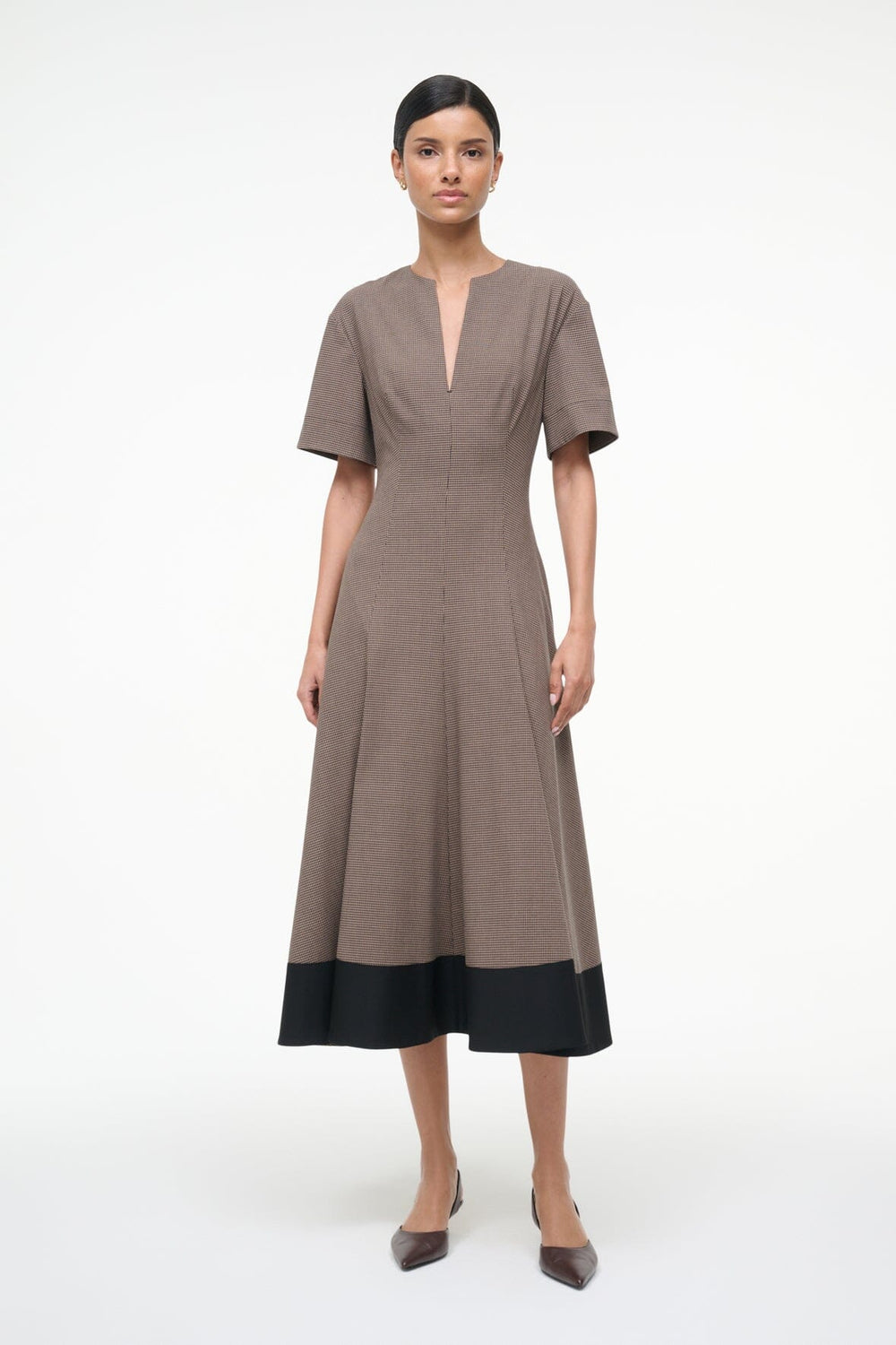 FRANCES DRESS HOUNDSTOOTH