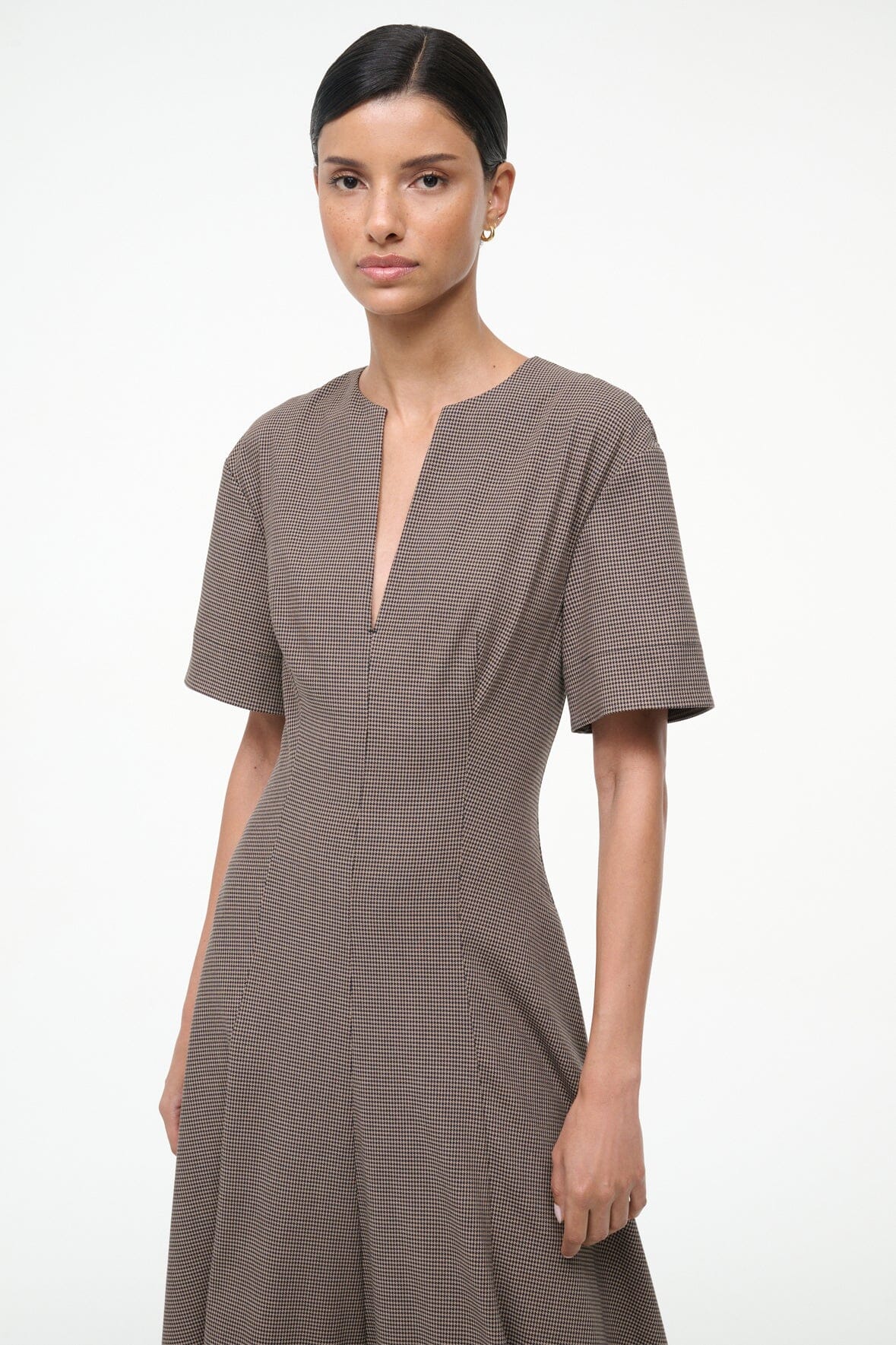 FRANCES DRESS HOUNDSTOOTH