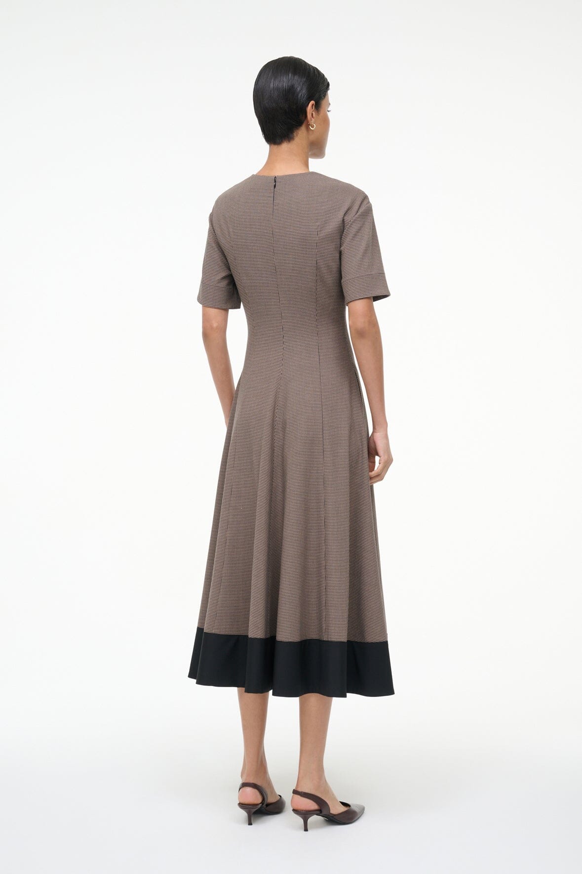 FRANCES DRESS HOUNDSTOOTH