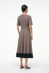 FRANCES DRESS HOUNDSTOOTH