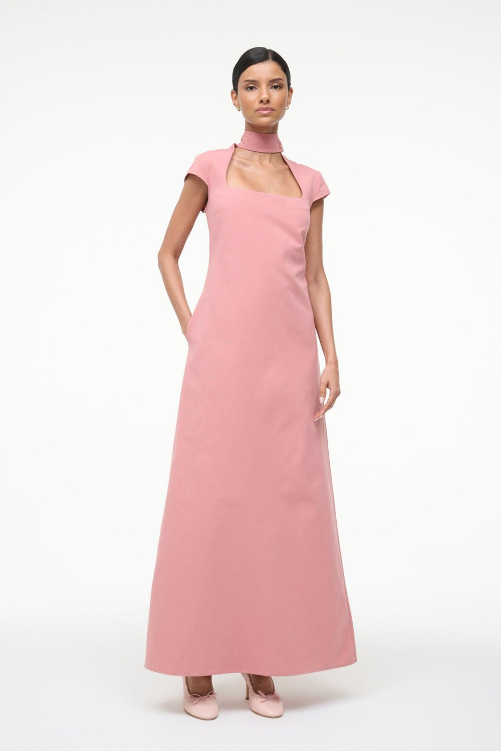 INGRID DRESS ROSEWATER