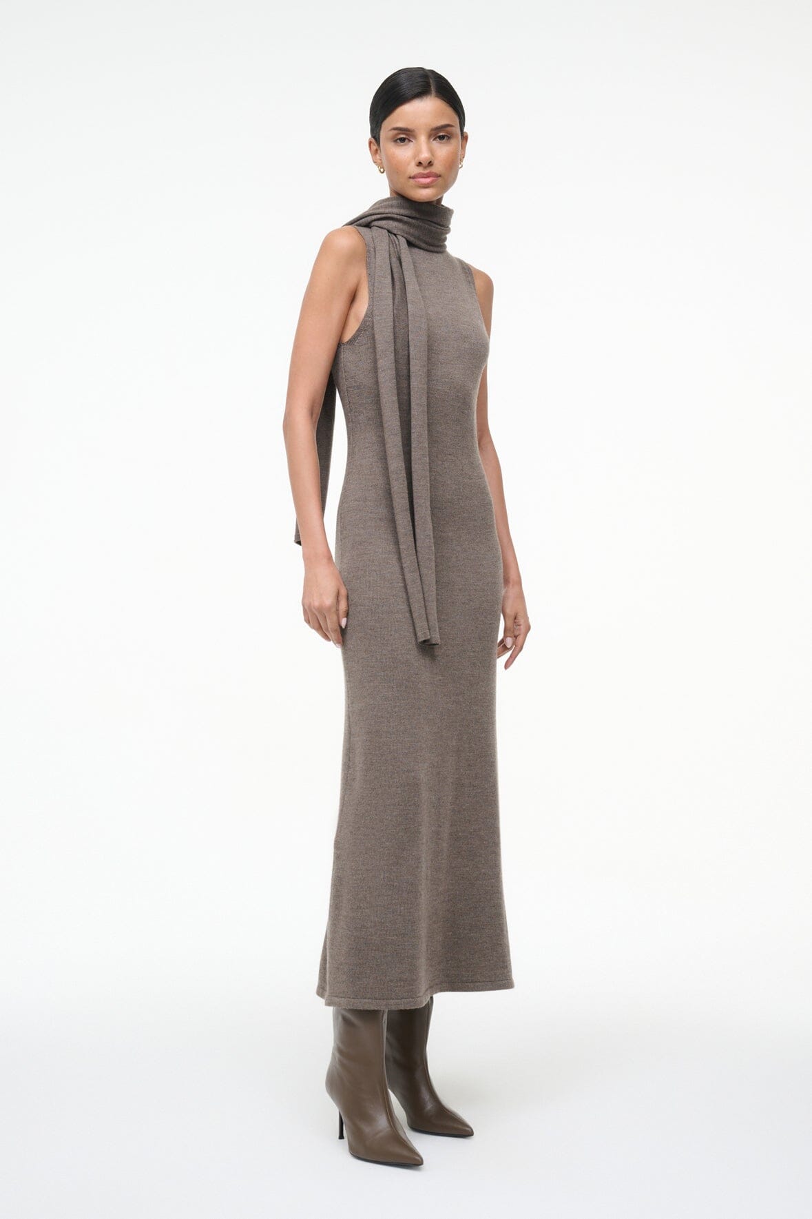 CANAL MIDI DRESS TRUFFLE