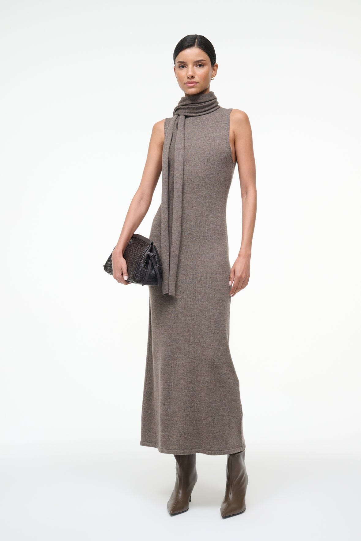 CANAL MIDI DRESS TRUFFLE