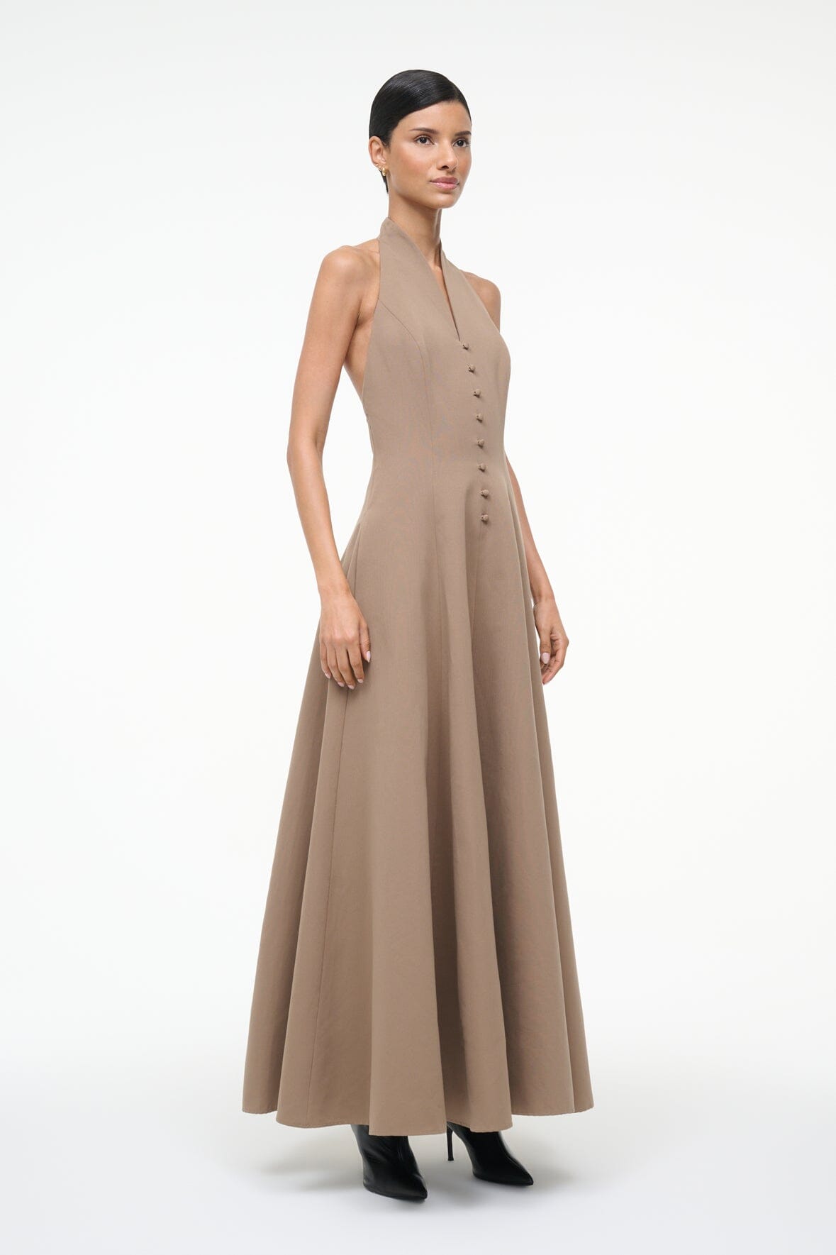 STELLA DRESS TAUPE