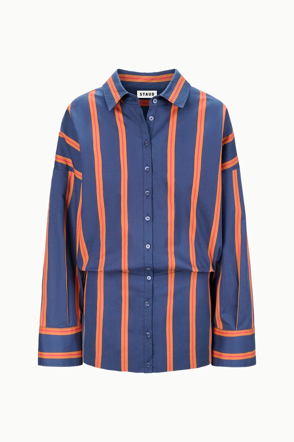 CYNTHIA DRESS RAILROAD STRIPE