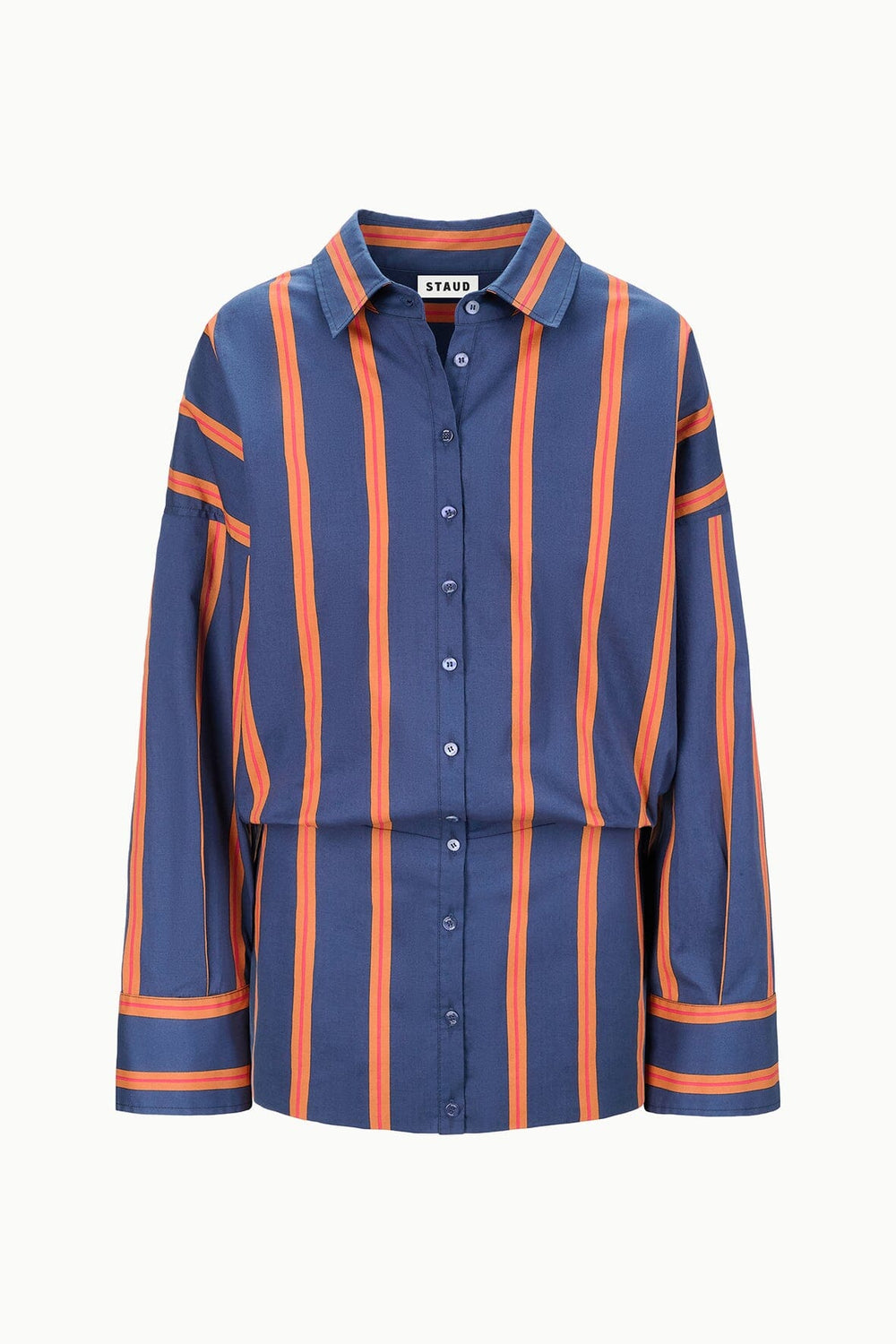 CYNTHIA DRESS RAILROAD STRIPE