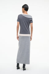 LYRIC DRESS HEATHER GREY MULTI