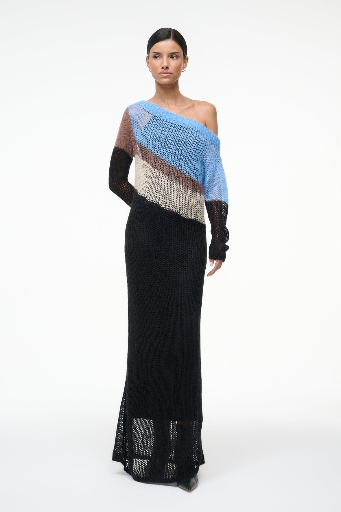 TESSA DRESS COUNTRY BLUE MULTI