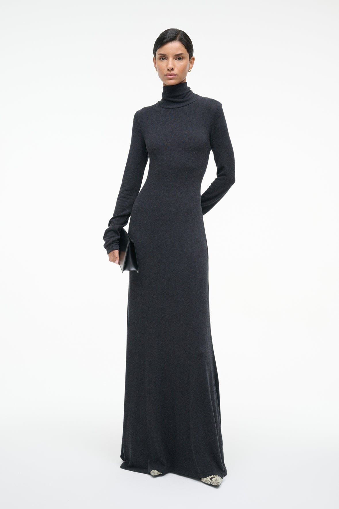 VANYA DRESS CHARCOAL