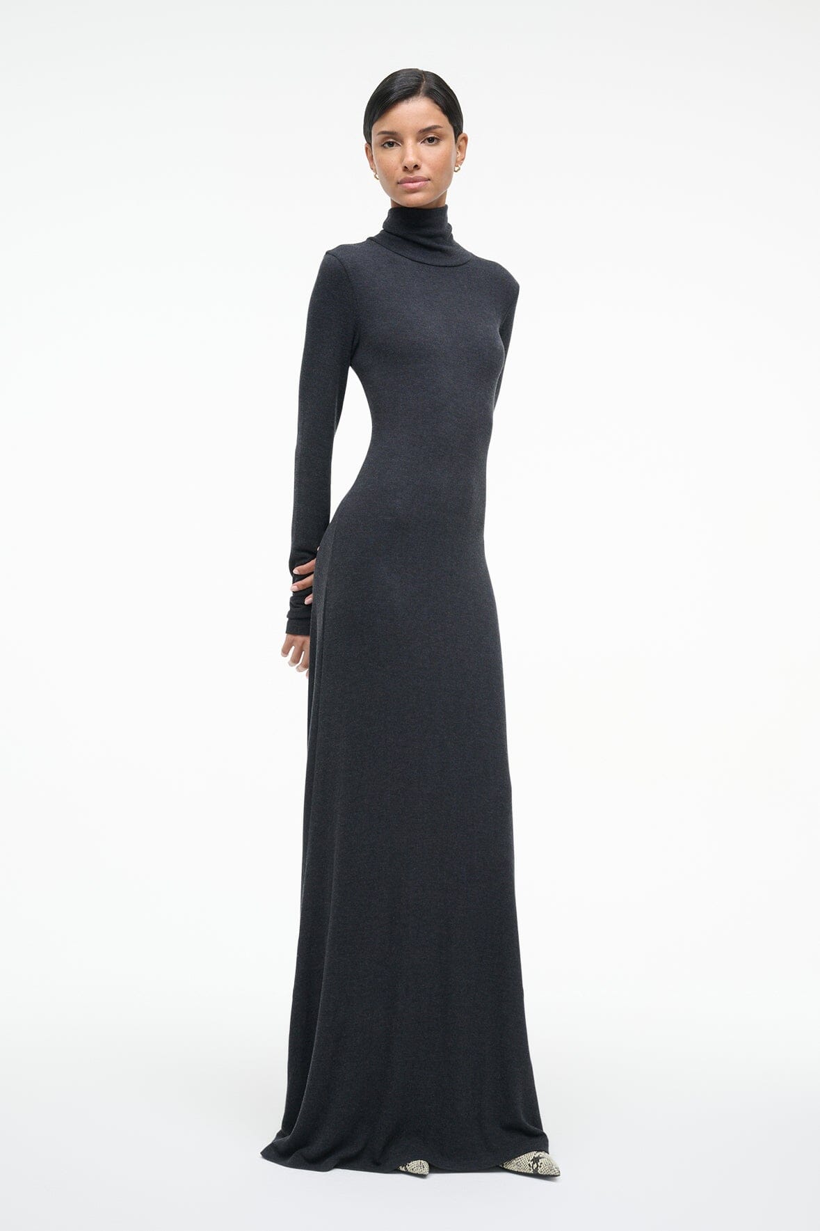 VANYA DRESS CHARCOAL
