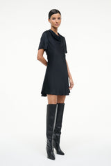 IRIS SILK DRESS BLACK