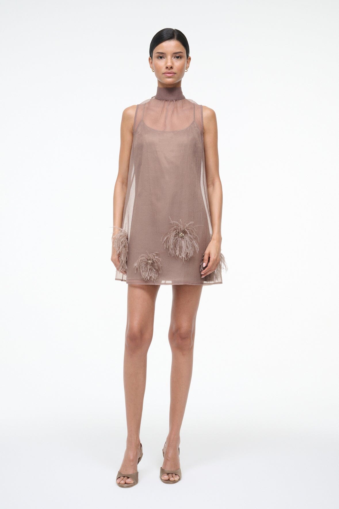 ALBEE MINI DRESS TRUFFLE