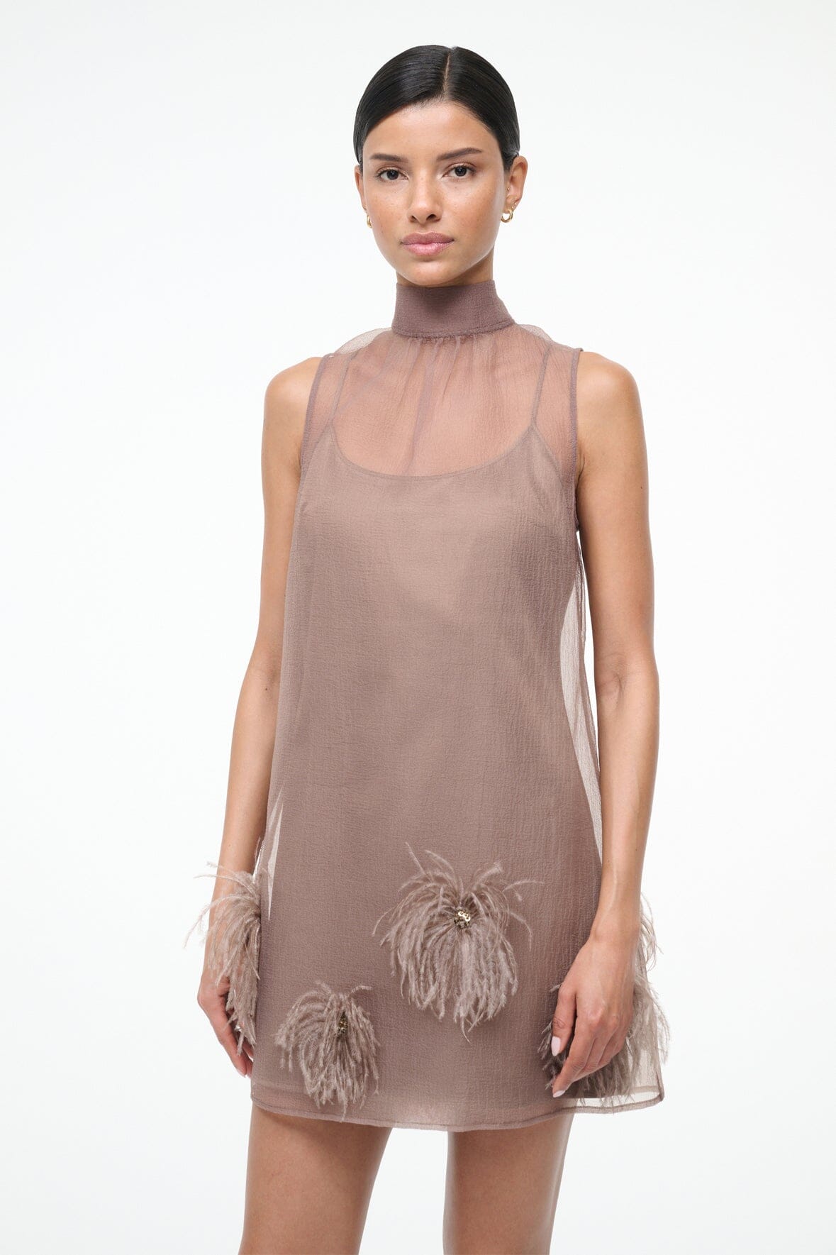 ALBEE MINI DRESS TRUFFLE
