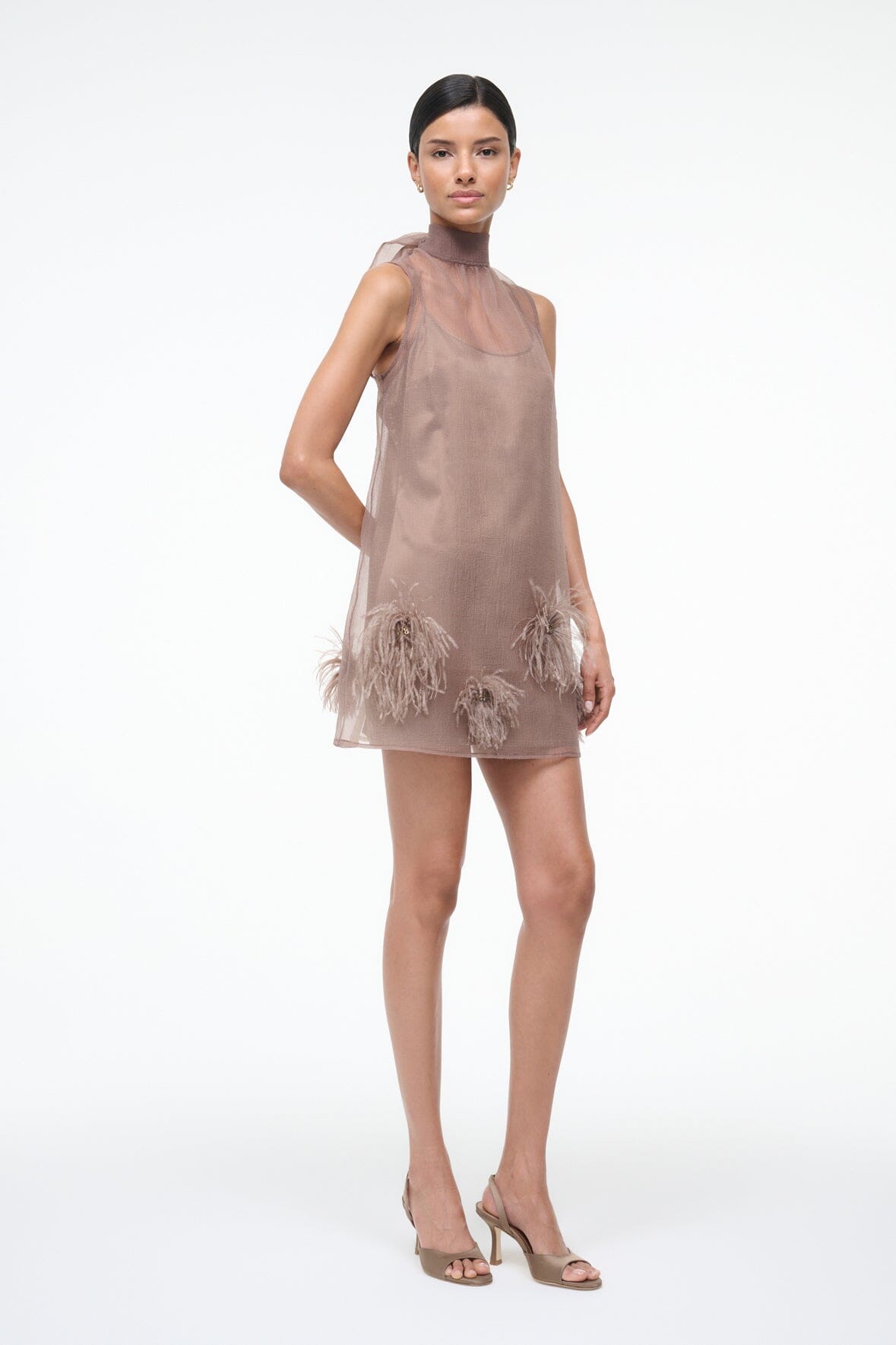 ALBEE MINI DRESS TRUFFLE