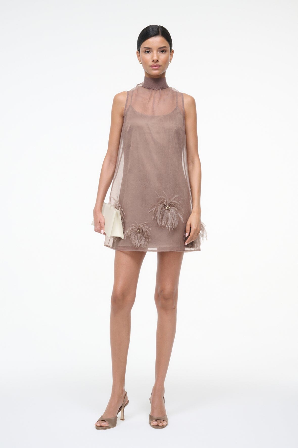 ALBEE MINI DRESS TRUFFLE