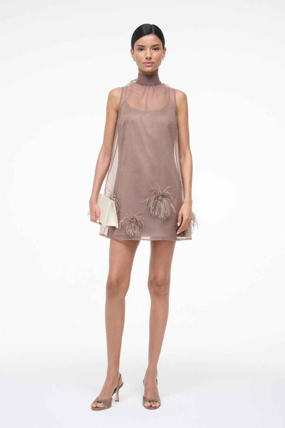 ALBEE MINI DRESS TRUFFLE