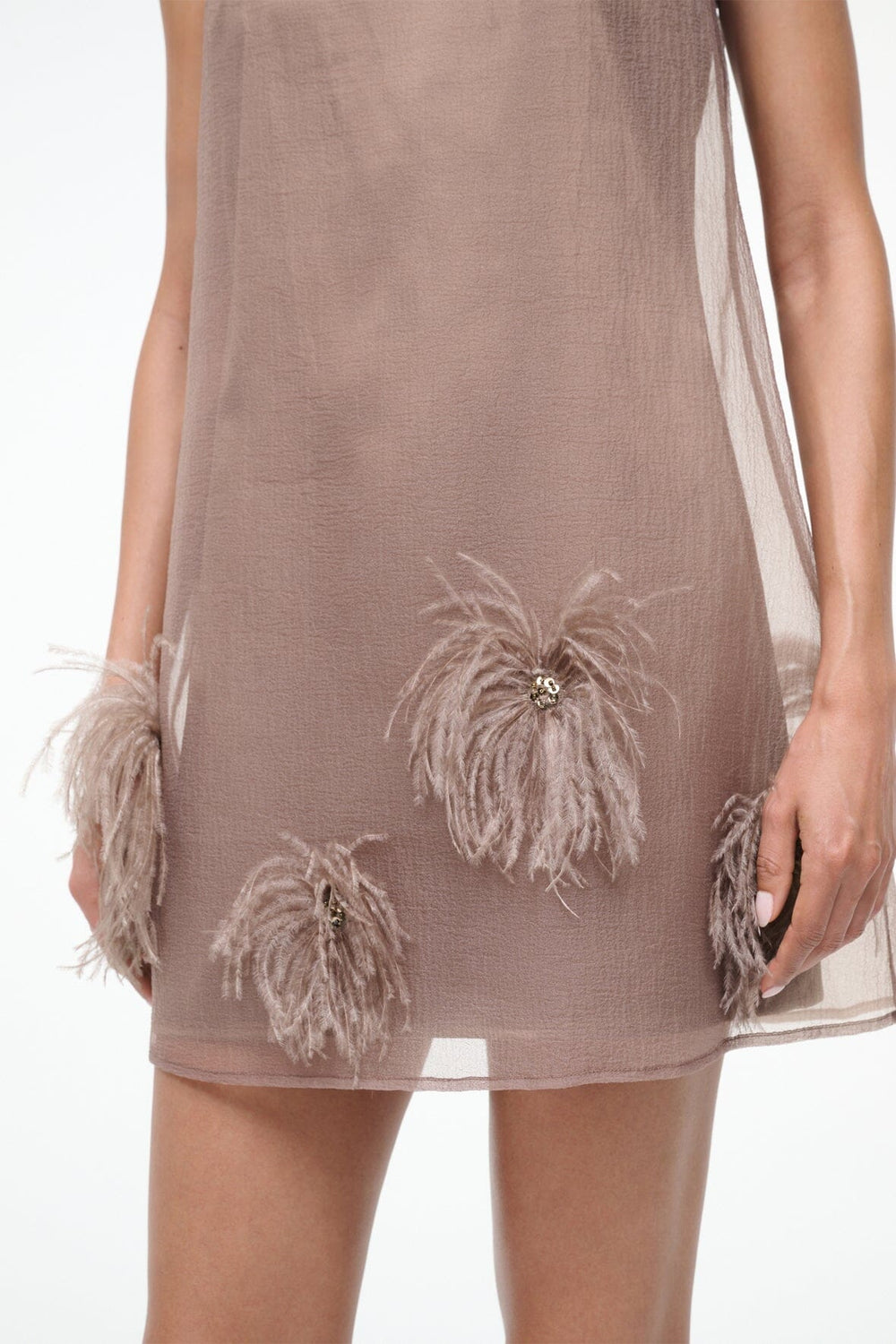ALBEE MINI DRESS TRUFFLE