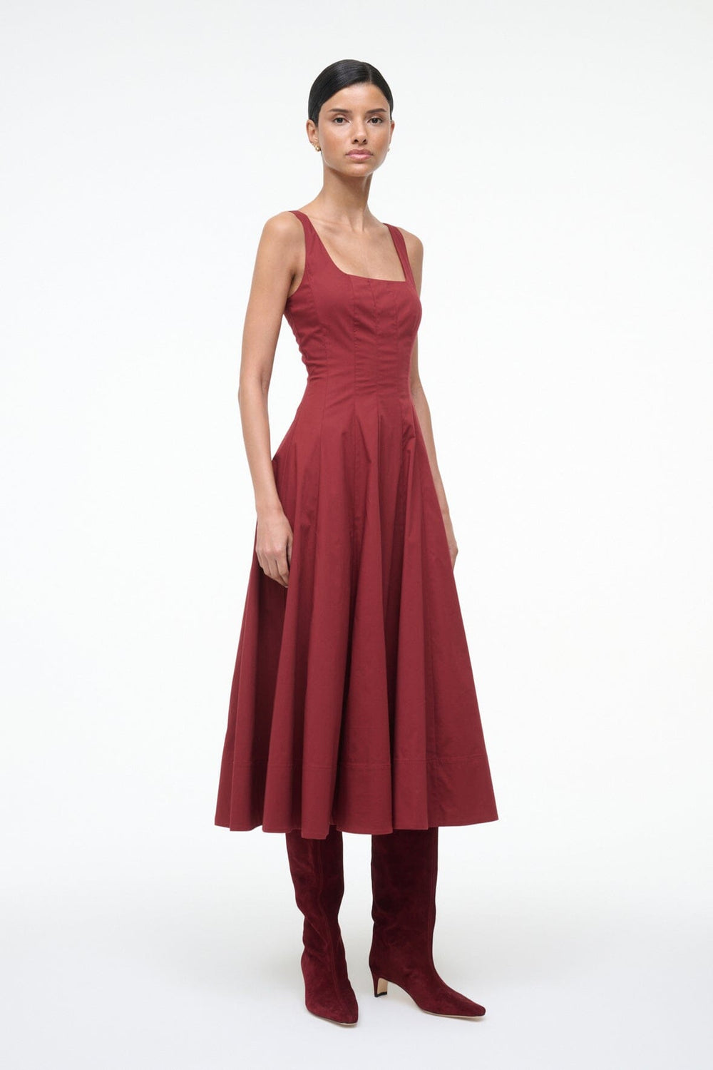 WELLS DRESS SANGRIA
