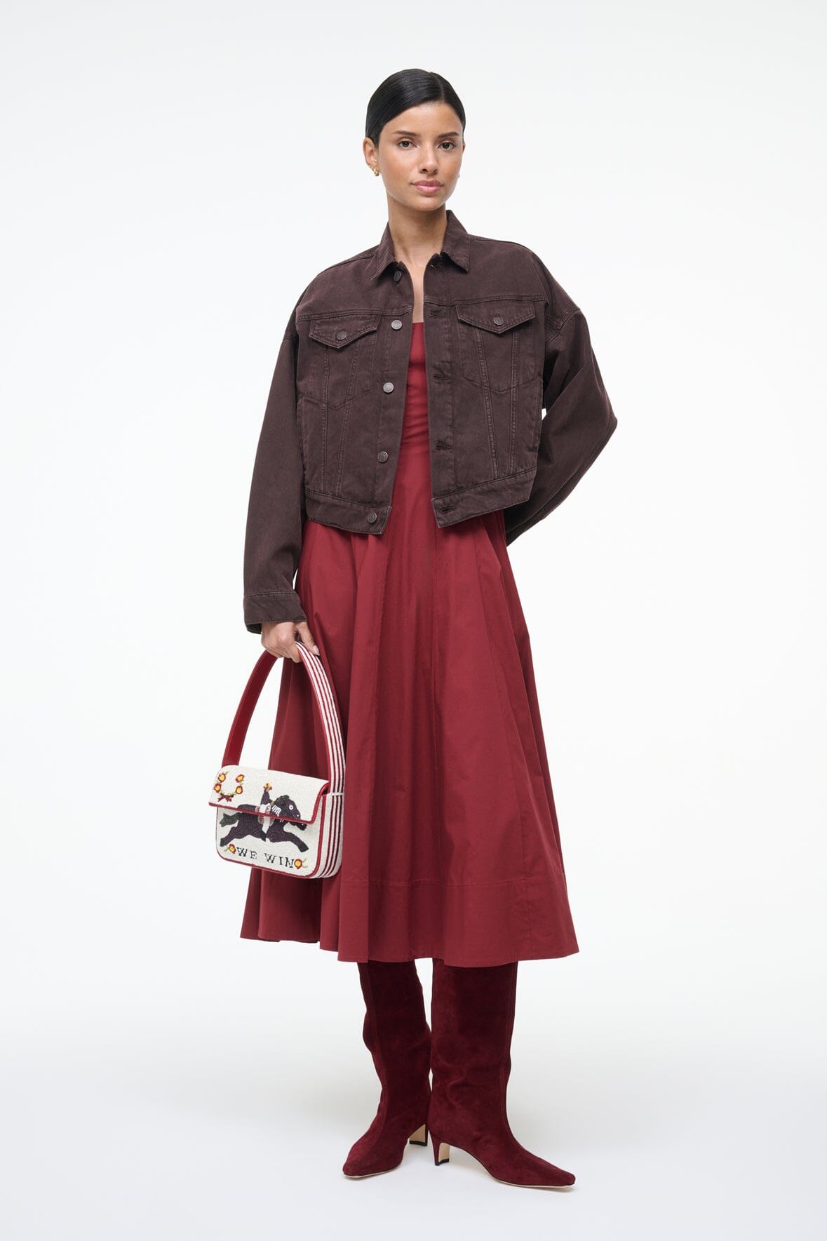 WELLS DRESS SANGRIA