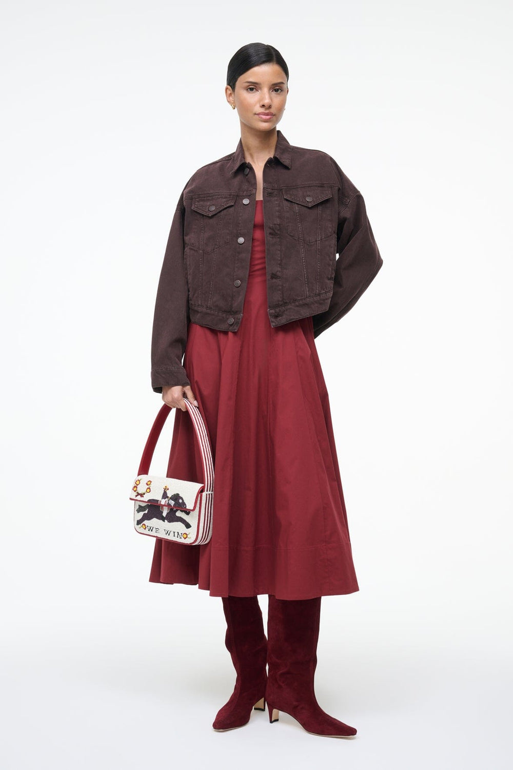 WELLS DRESS SANGRIA