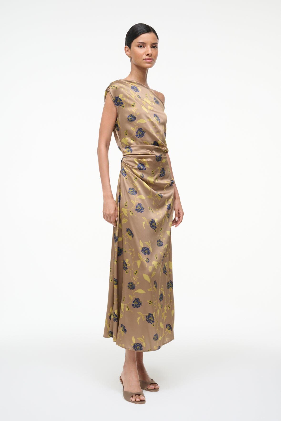 PHARE SILK DRESS VINTAGE FLORAL