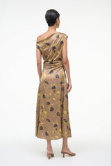 PHARE SILK DRESS VINTAGE FLORAL
