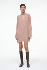 ESTHER MINI DRESS TAUPE