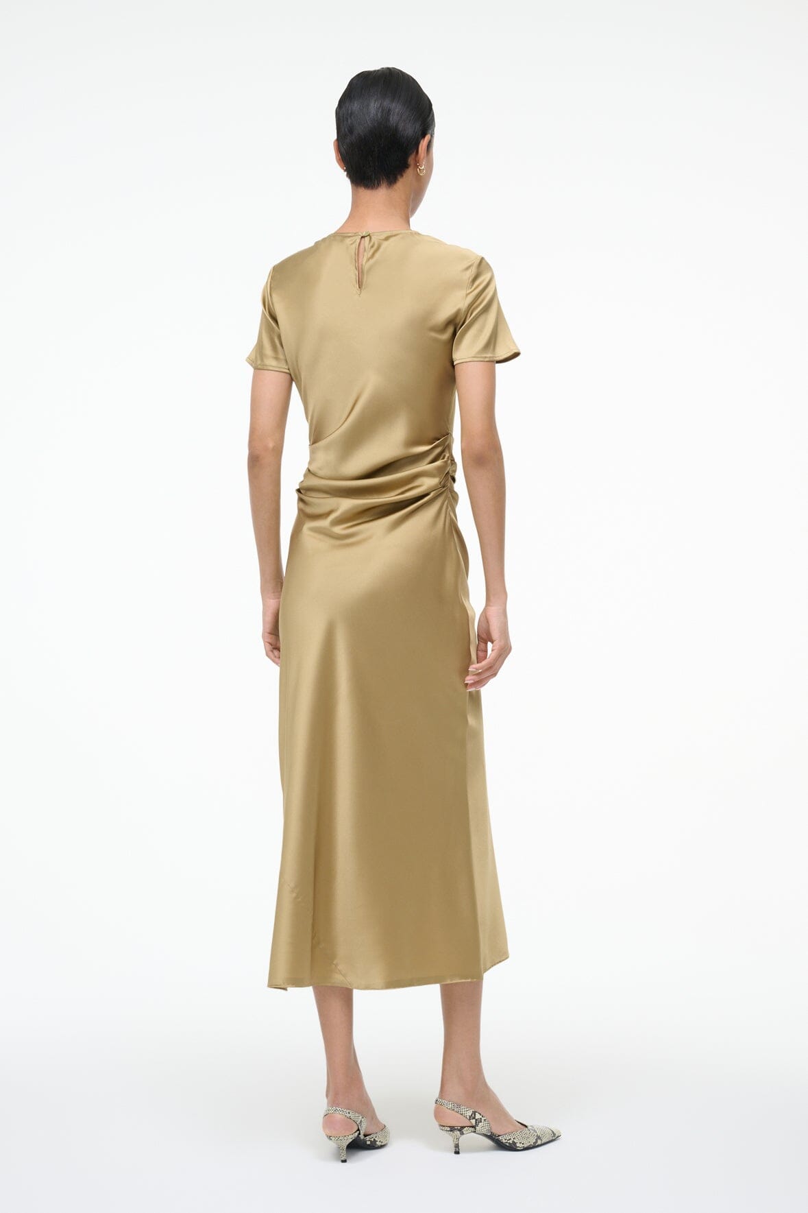 MARCEL SILK DRESS ANTIQUE