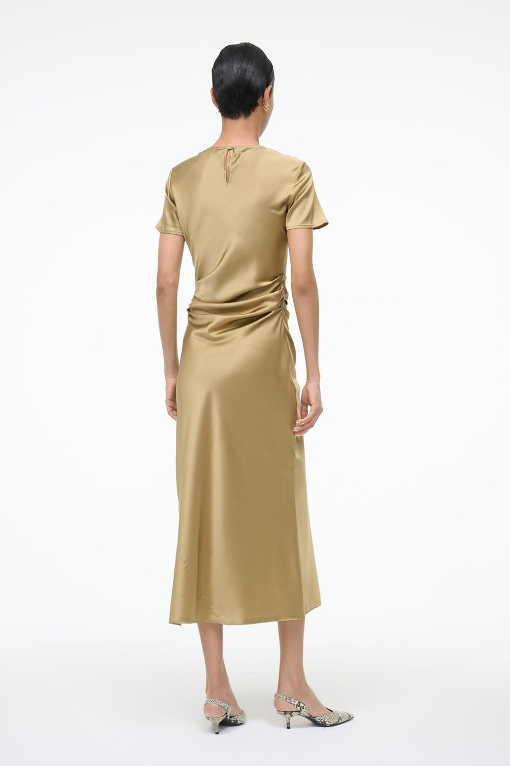 MARCEL SILK DRESS ANTIQUE