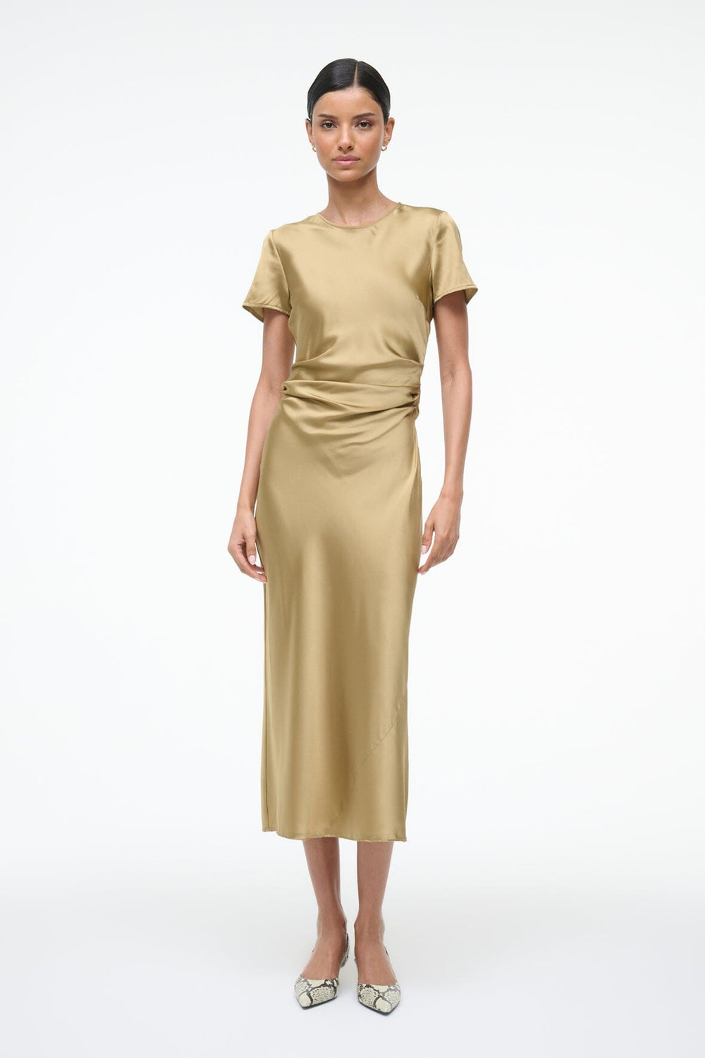 MARCEL SILK DRESS ANTIQUE