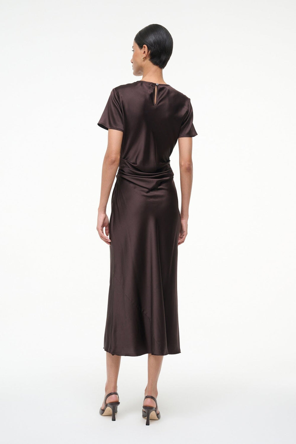 MARCEL SILK DRESS EARTH