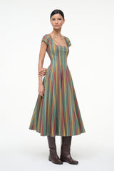 SHORT SLEEVE WELLS DRESS TRAILBLAZER STRIPE