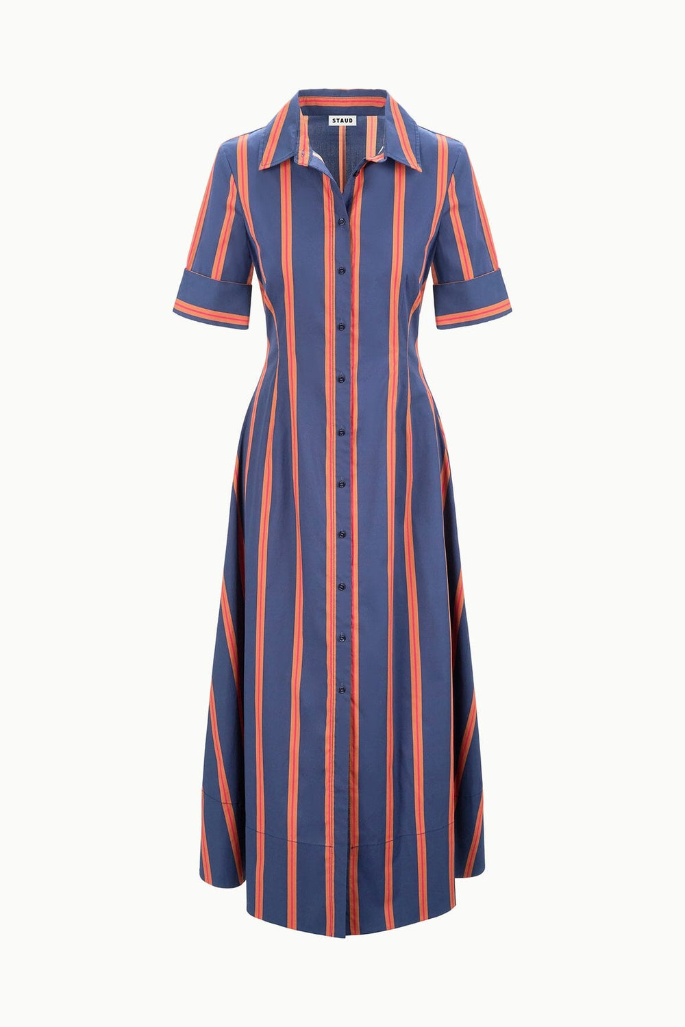 JOAN DRESS RAILROAD STRIPE