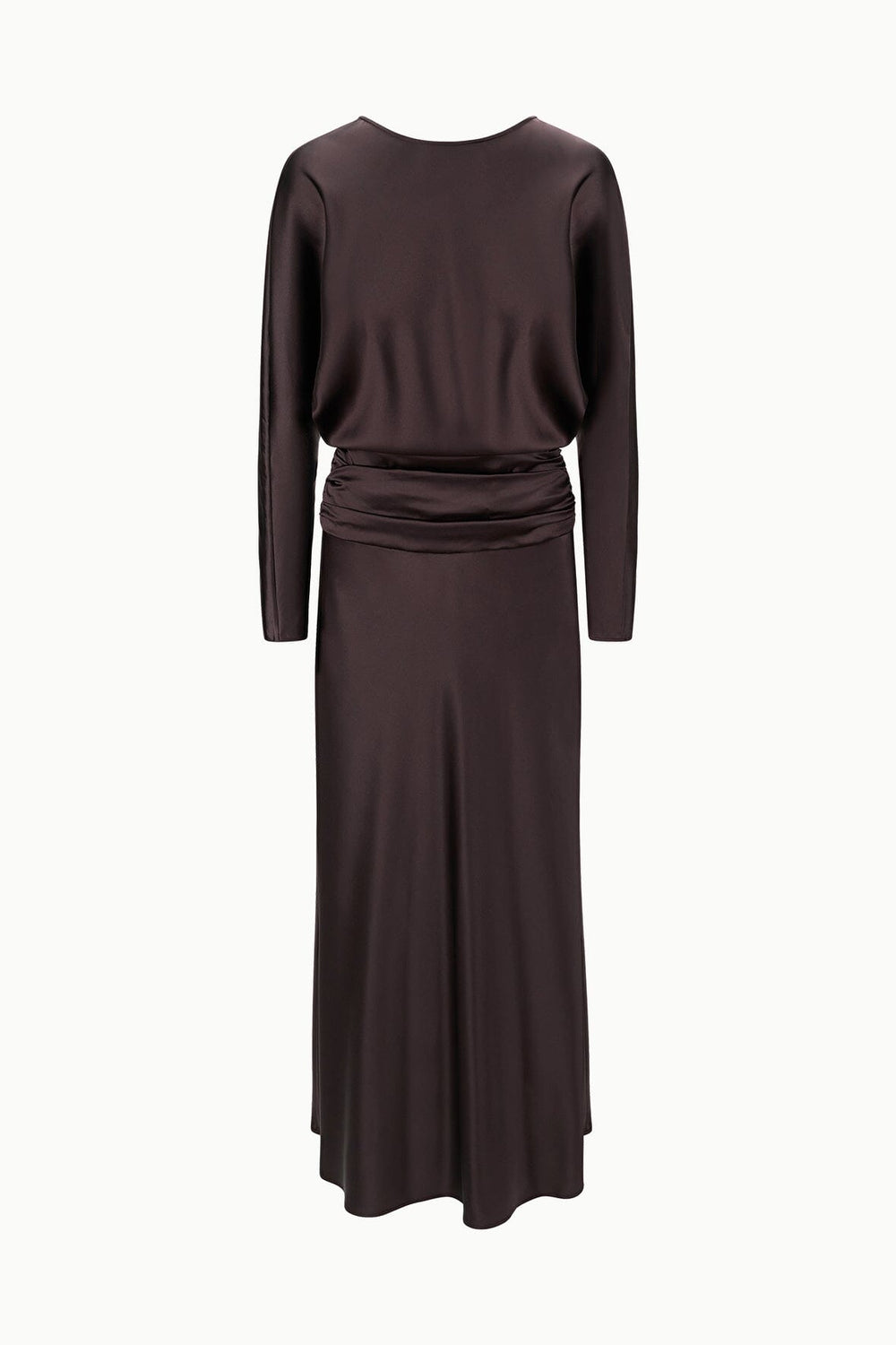 FREDA SILK DRESS EARTH