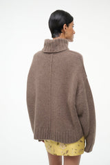 BETSY CASHMERE SWEATER TRUFFLE