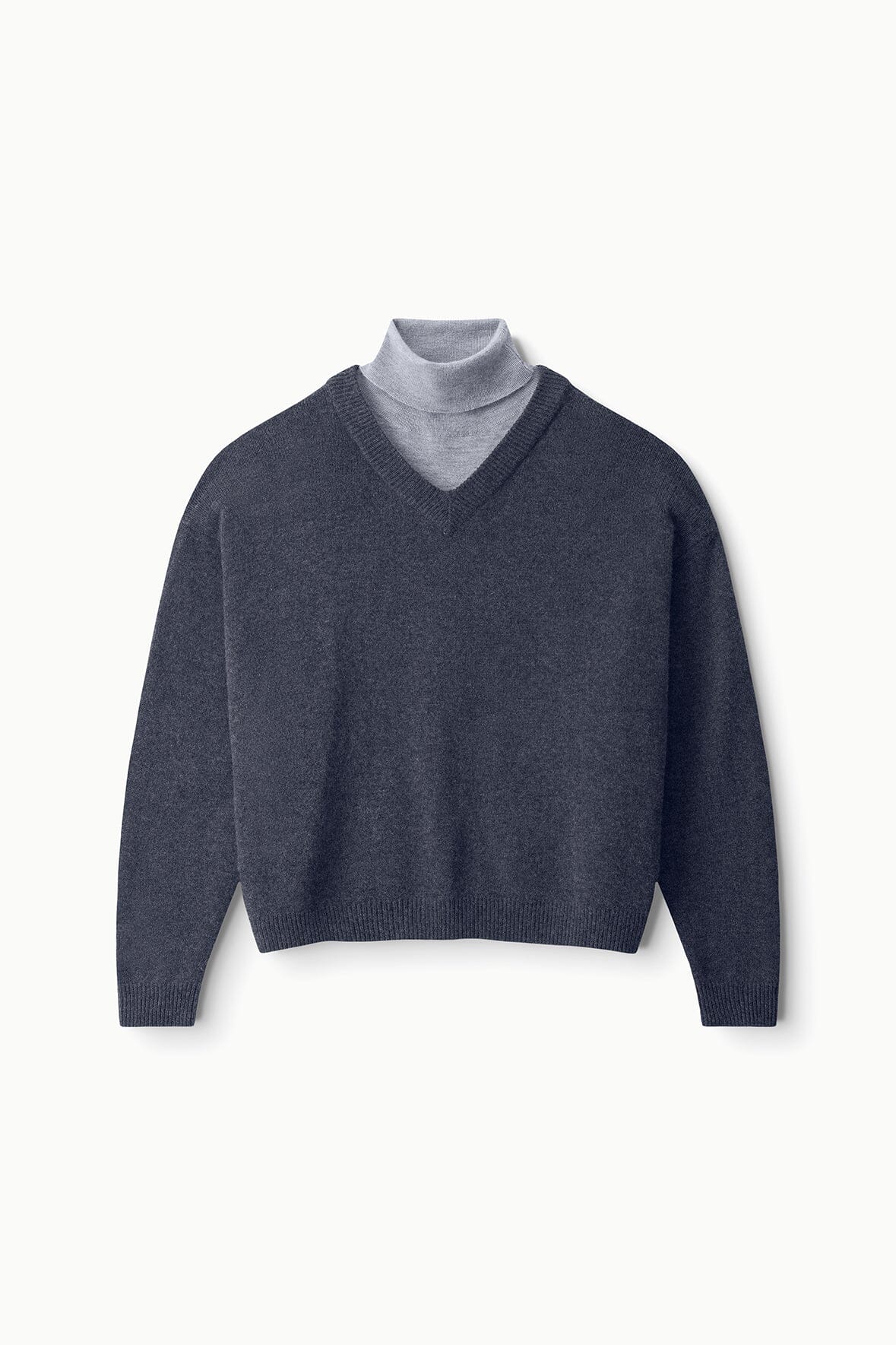 DORIS CASHMERE SWEATER CHARCOAL