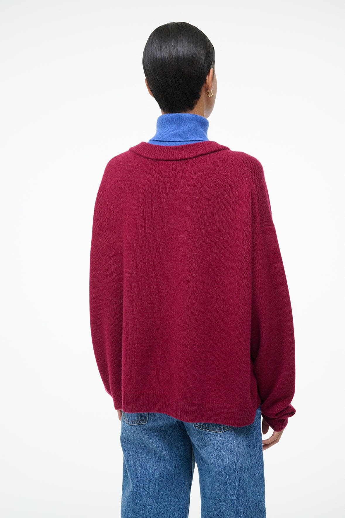 DORIS CASHMERE SWEATER CRIMSON SAPPHIRE