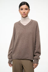 DORIS CASHMERE SWEATER TRUFFLE