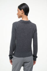 GEMMA CASHMERE SWEATER CHARCOAL