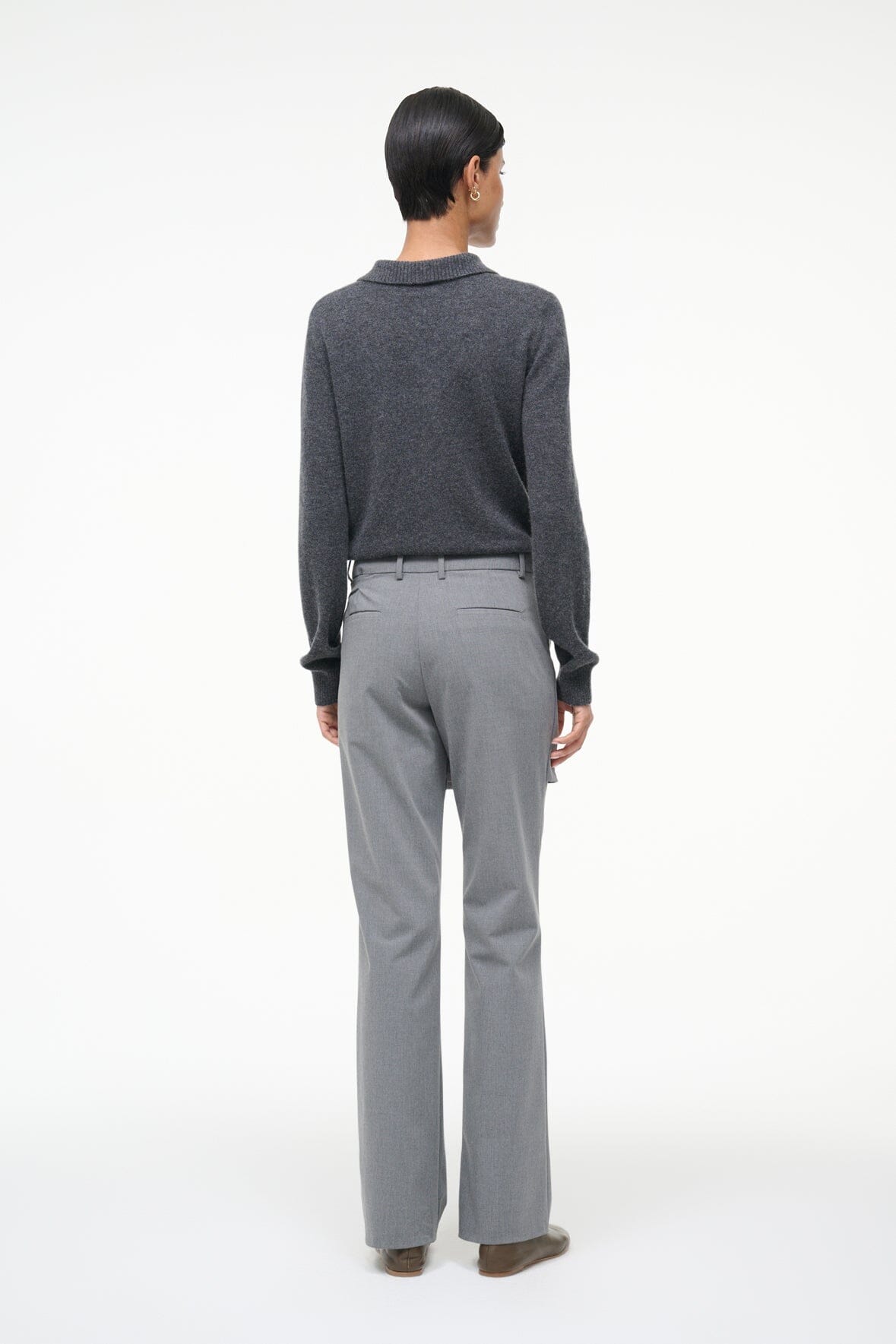 GEMMA CASHMERE SWEATER CHARCOAL