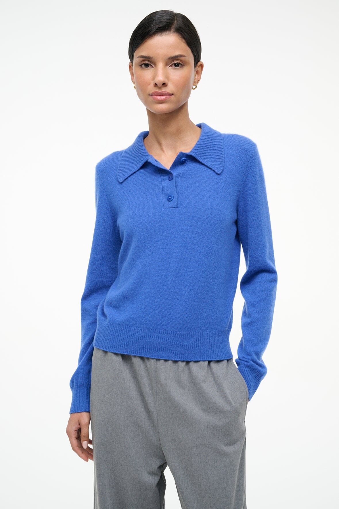GEMMA CASHMERE SWEATER SAPPHIRE