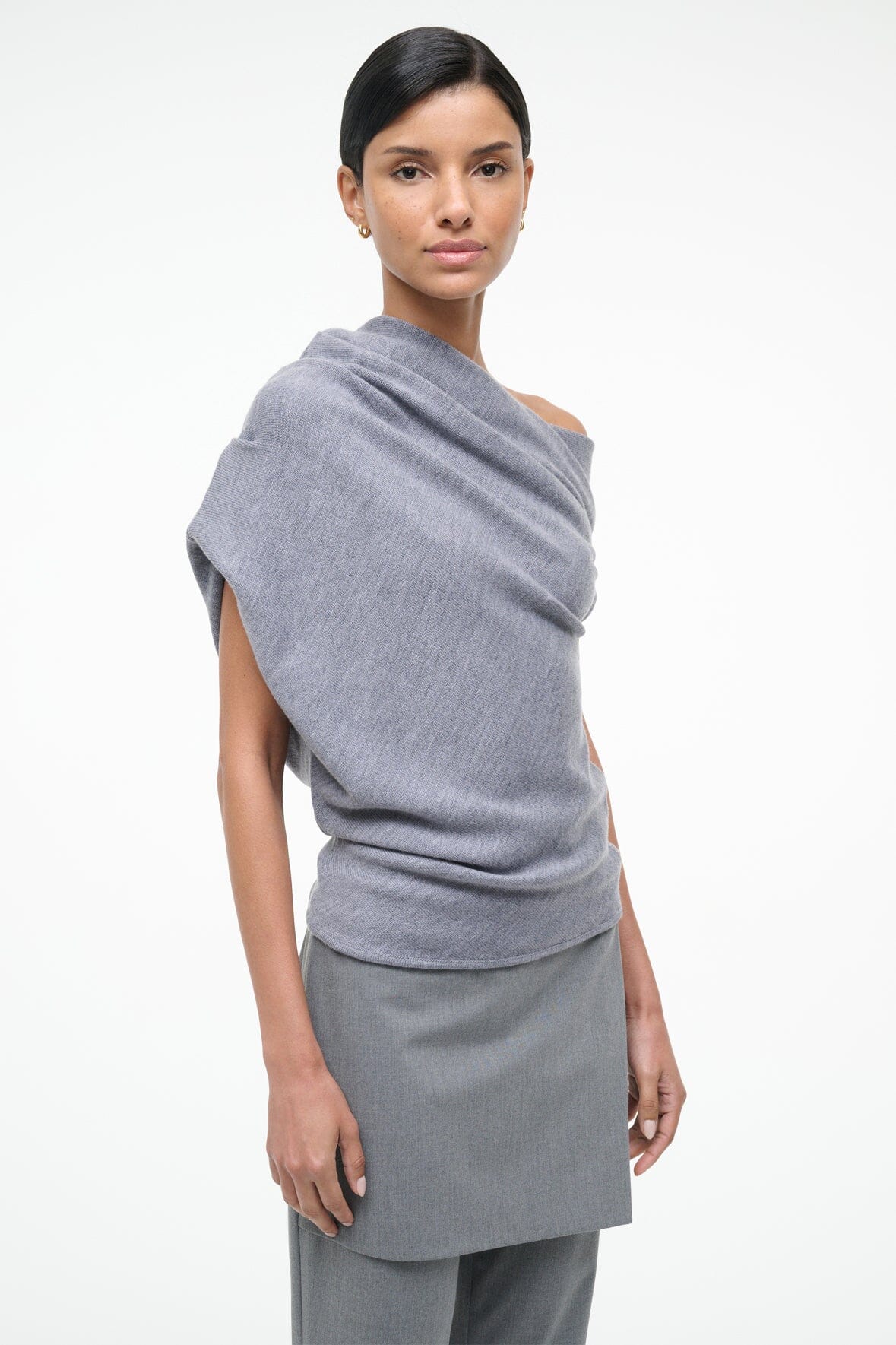 MABEL SWEATER HEATHER GREY
