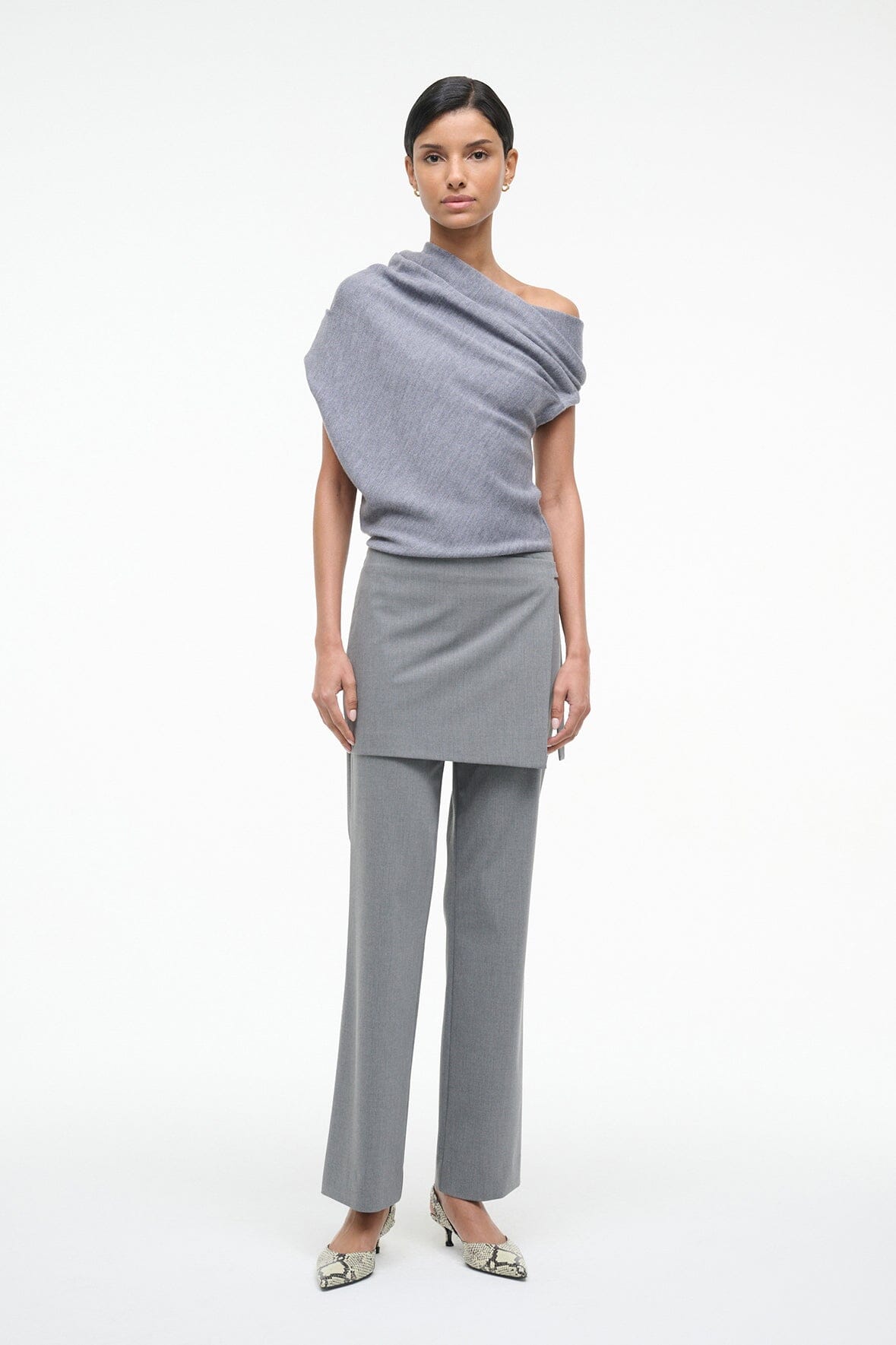 MABEL SWEATER HEATHER GREY
