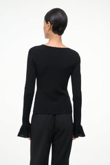 SHELLEY TOP BLACK