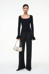 SHELLEY TOP BLACK