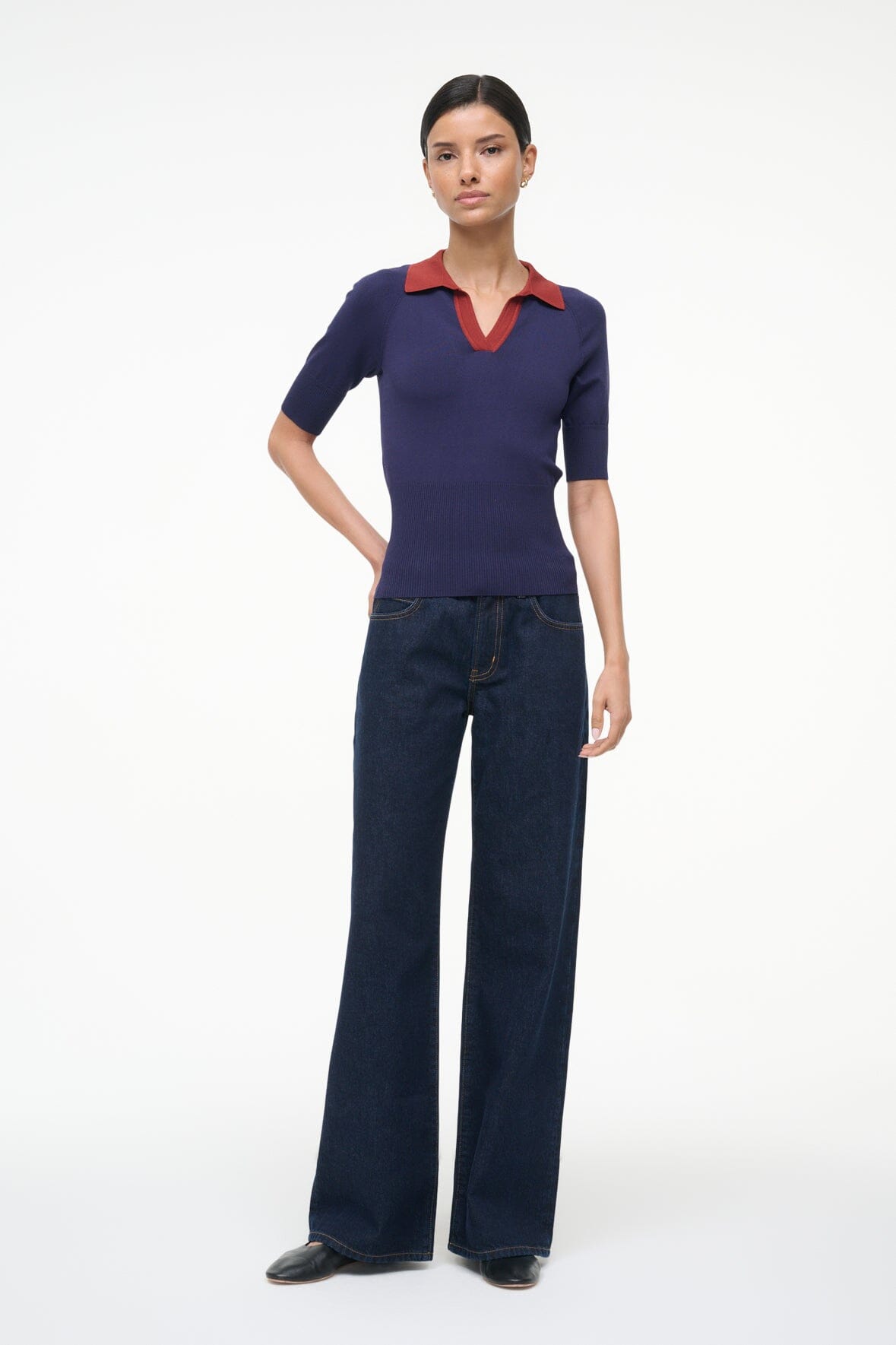 GENE TOP NAVY SANGRIA
