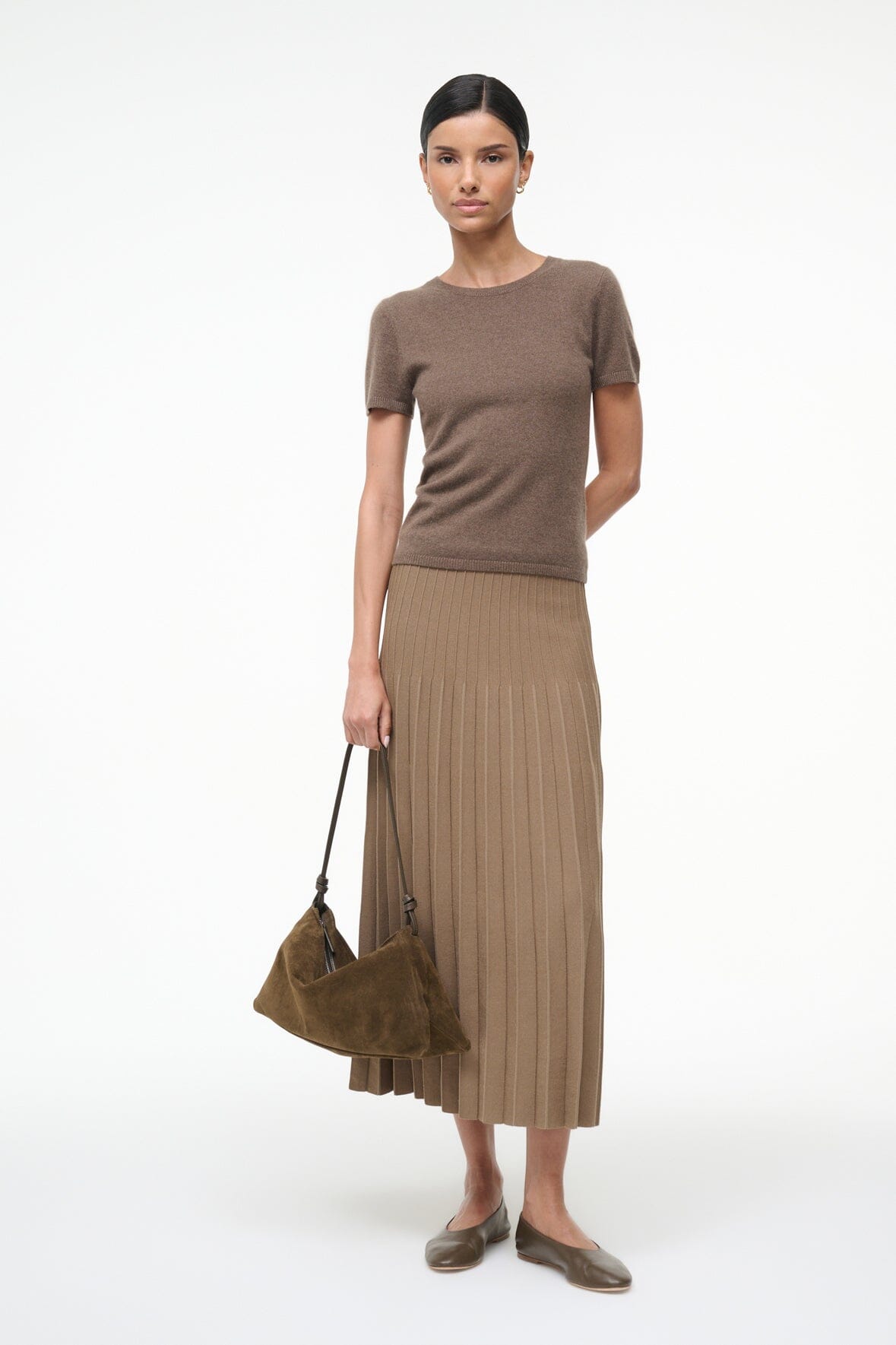 EASY CASHMERE TEE TRUFFLE