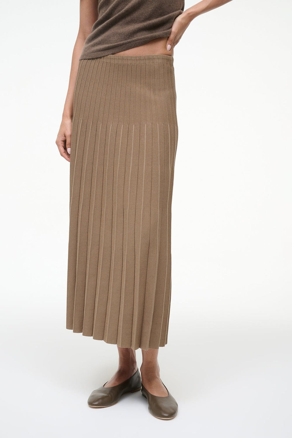 LENA SKIRT TAUPE